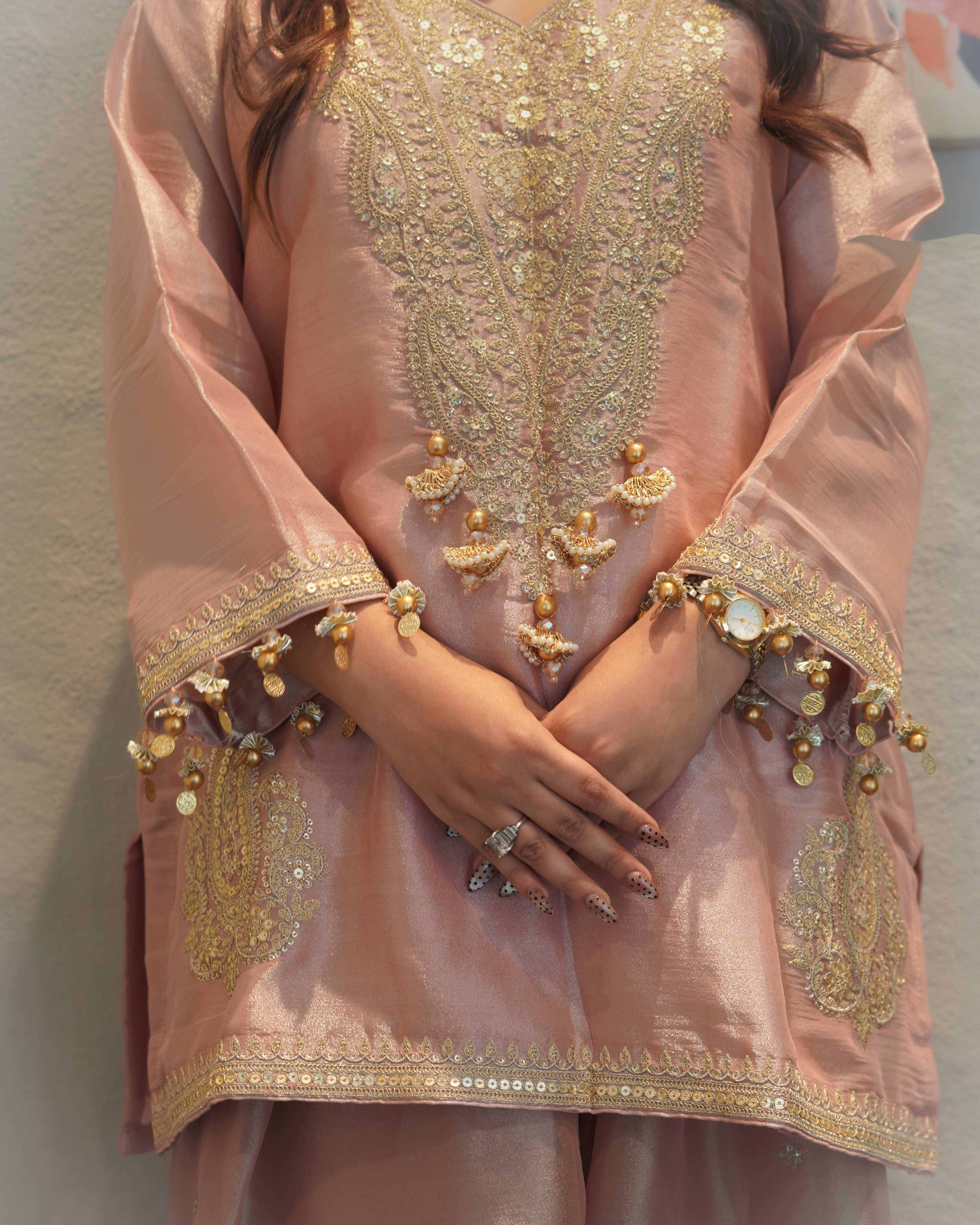 Noor Shimmer Farshi Salwar Suit Set