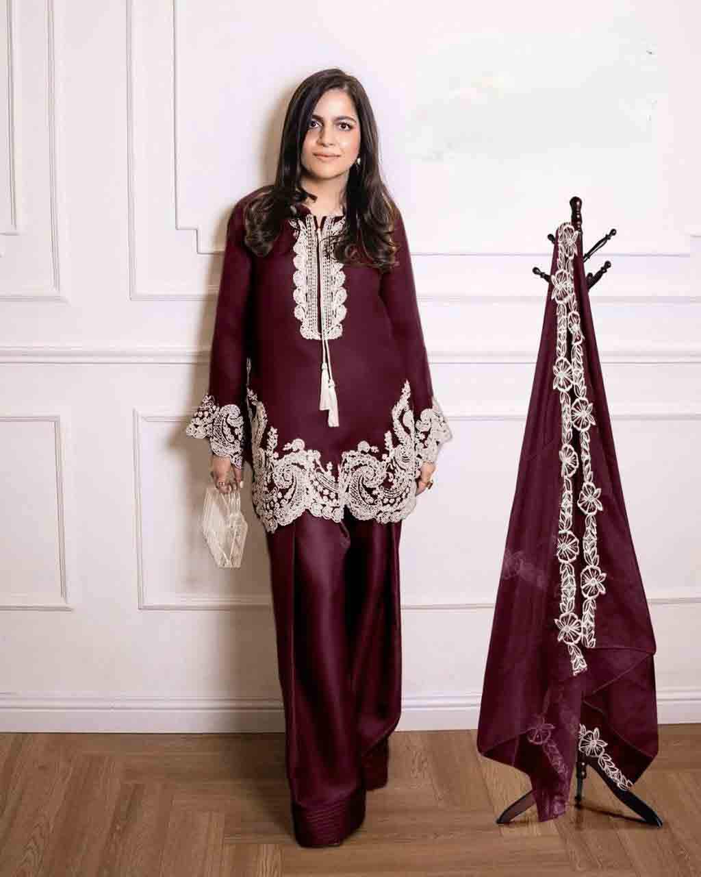 Ruby Aura Farshi Salwar Suit Set